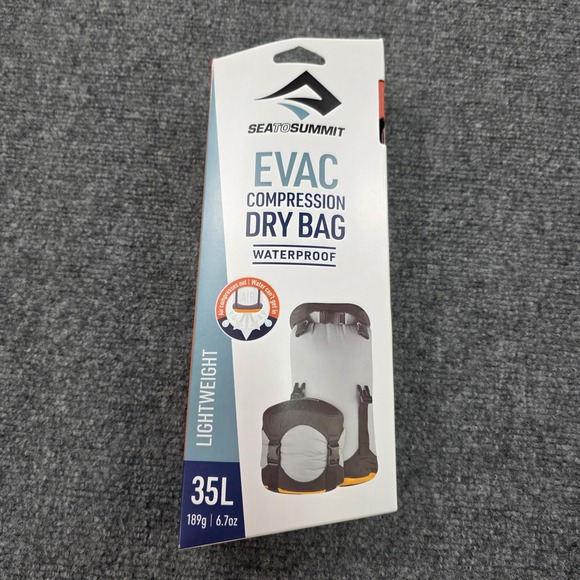 Sea to Summit Evac Compression Dry Bag 35L Lightweight Waterproof Backpacking - Picture 1 of 5